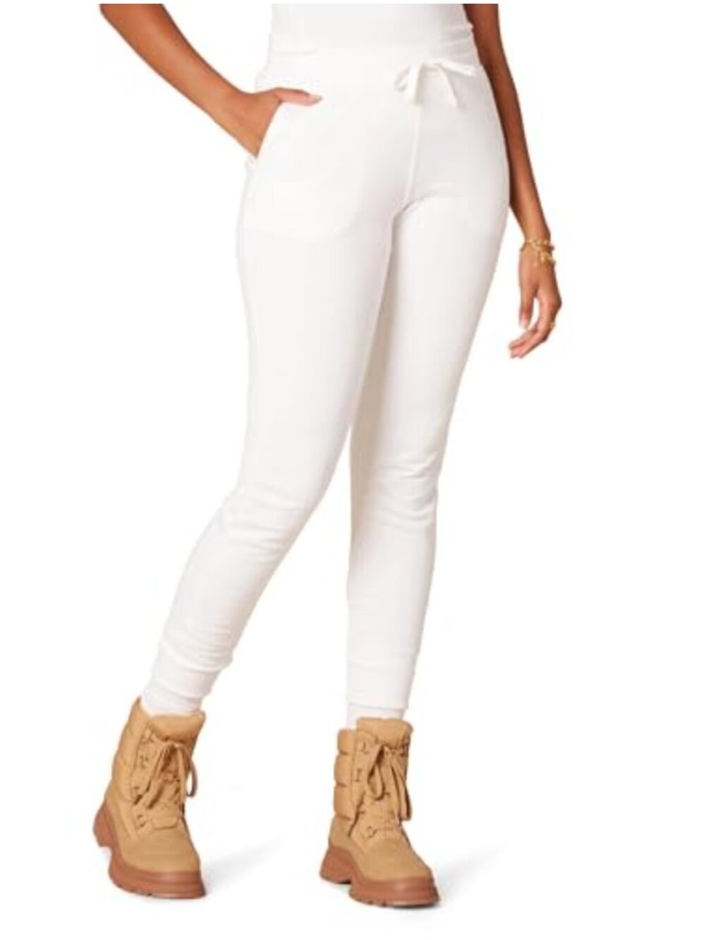 Women's Relaxed Fit French Terry Fleece Jogger Sweatpant, Cozy Casual Pants